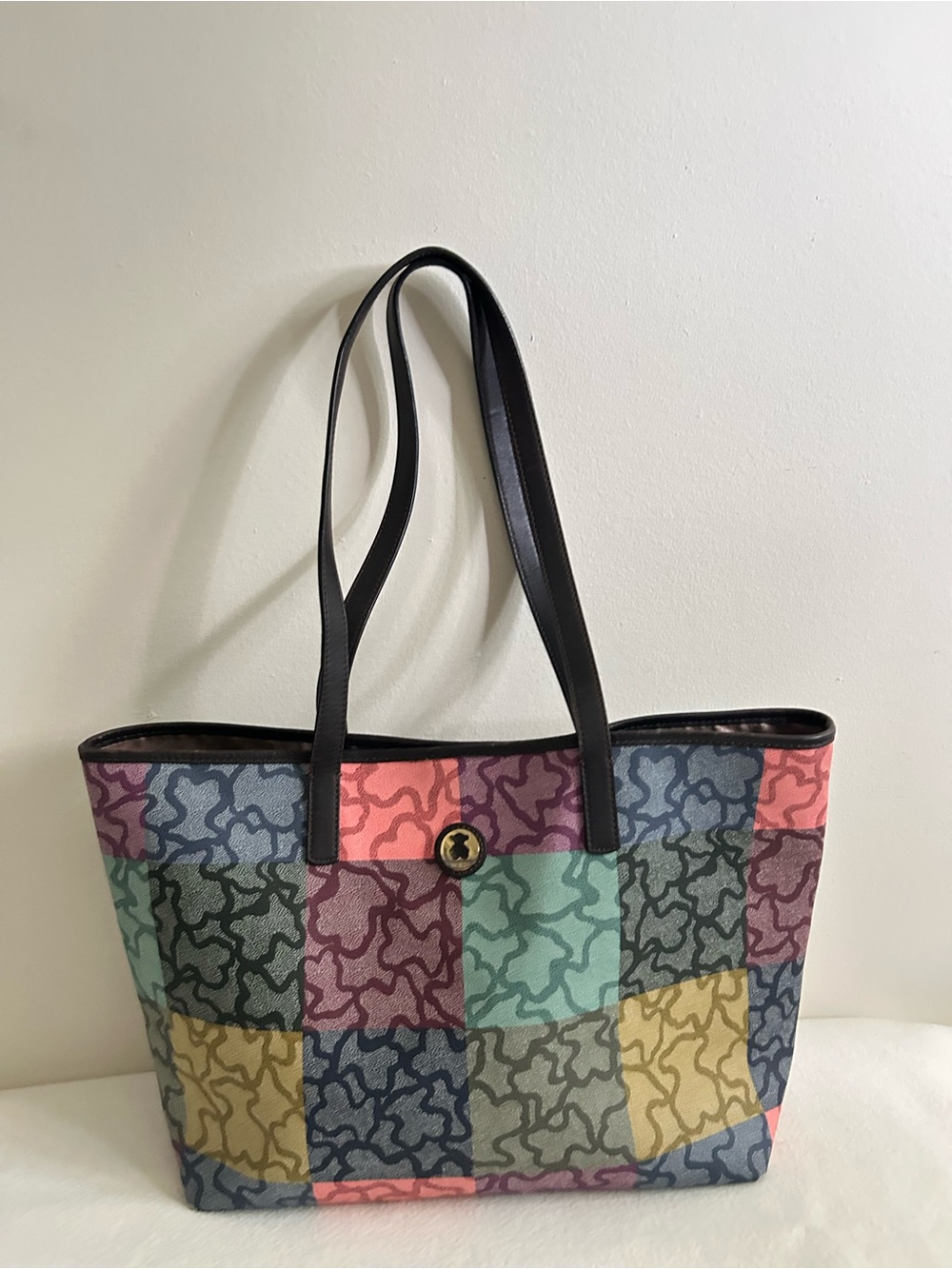 Tous multicolor Kaos Cuadrados patchwork tote bag